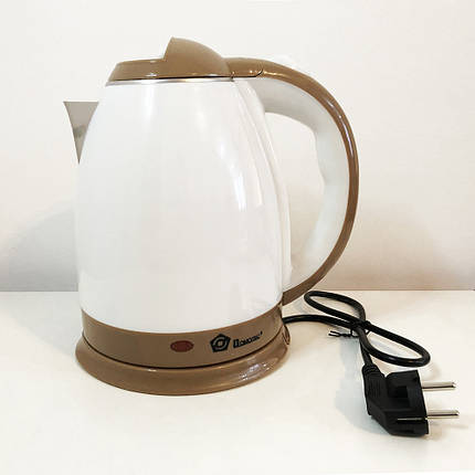 Електрочайник DOMOTEC MS-5025C - чайник електричний. Колір коричневий, фото 2