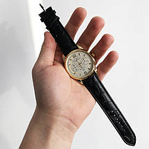 Годинники наручні Ulysse Nardin-Maxi Marine White ремінець чорний (репліка), фото 3