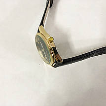 Годинник наручний Rolex Black ремінець чорний (репліка), фото 2