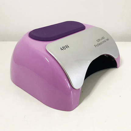 Гібридна лампа для нігтів Beauty Nail CCFL + LED 48W K18. Колір фіолетовий, фото 2