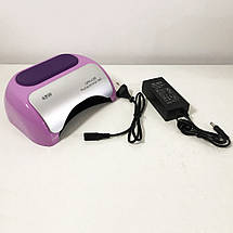 Гібридна лампа для нігтів Beauty Nail CCFL + LED 48W K18. Колір фіолетовий, фото 2