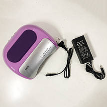 Гібридна лампа для нігтів Beauty Nail CCFL + LED 48W K18. Колір фіолетовий, фото 3