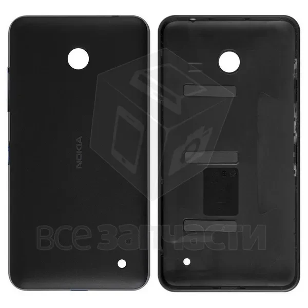 Задня кришка Nokia 630, 635 з боковими кнопками (PRC) Black, фото 1