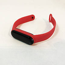 Фітнес-браслет Smart Watch M5 Band Classic Black смарт-годинник-трекер. Колір червоний, фото 3