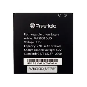 Акумулятор до телефону Prestigio PAP5000 Black 2200 mah Original
