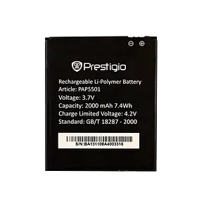 Акумулятор до телефону Prestigio PAP5501 Black 2100 mah Original