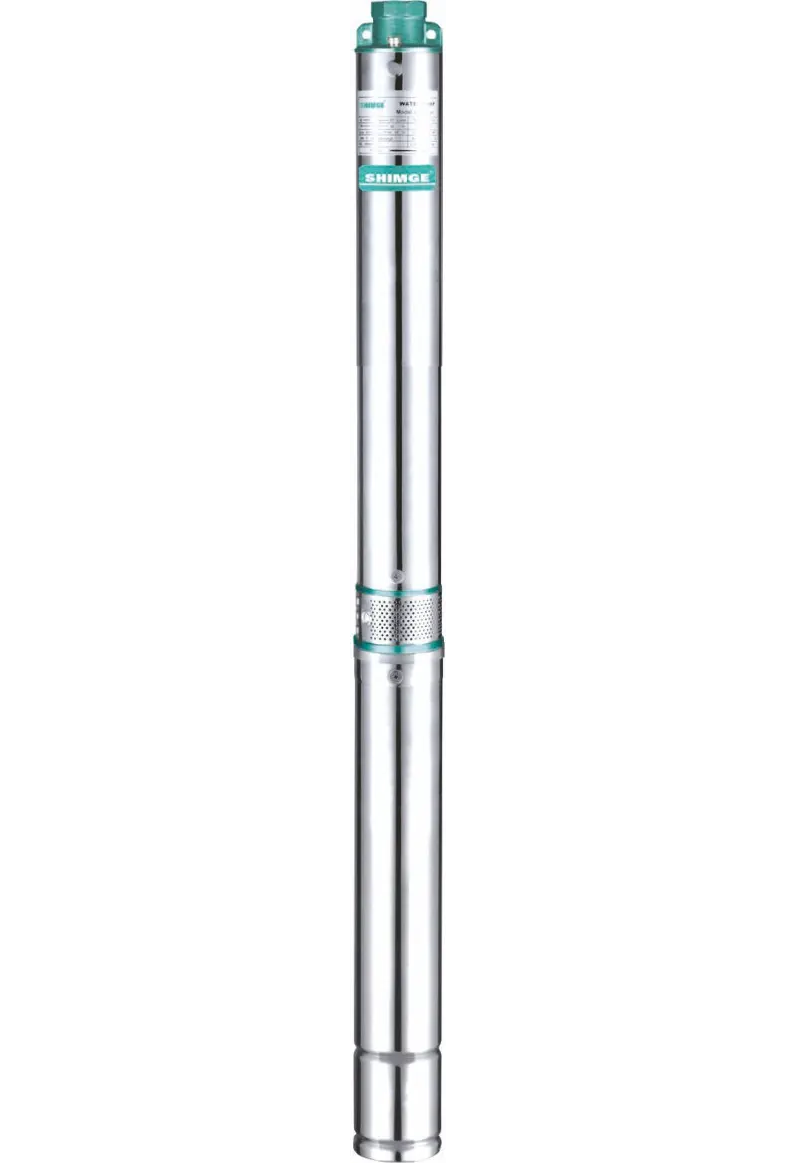 Насос свердловинний SHIMGE 3SE(m) 1.8/20T-0.55 кВт, Н 86(66)м, Q 45(30)л/хв, O75 мм, (кабель 1,5 м)