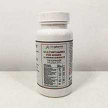 Вітаміни Altopharma мультивітамін для жінок + ADEK + VIT C WEGE - 120 капс, фото 3