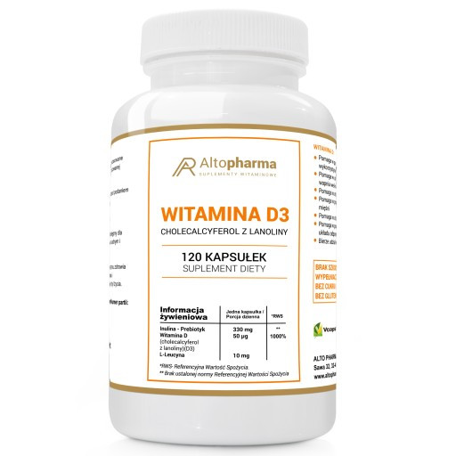 Вітаміни Altopharma D3 2000 МО 50 мкг - 120 капс