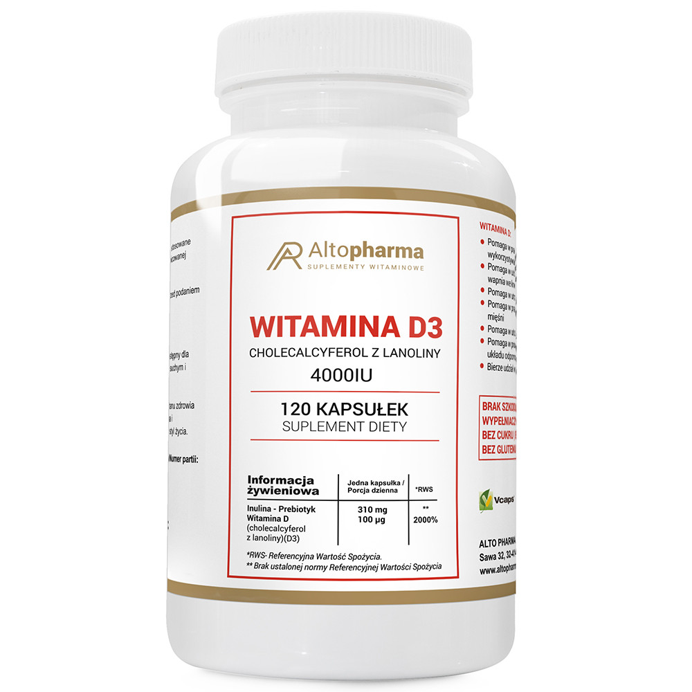 Вітаміни Altopharma D3 4000 IU - 120 капс