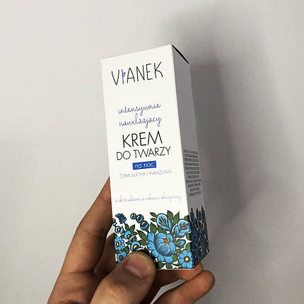 Інтенсивно зволожуючий нічний крем для обличчя Vianek - 50 мл, фото 2