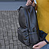 Рюкзак міський з еко-шкіри чоловічий - жіночий / шкіряний / для ноутбука / для дівчат, для хлопців. Модель:, фото 6