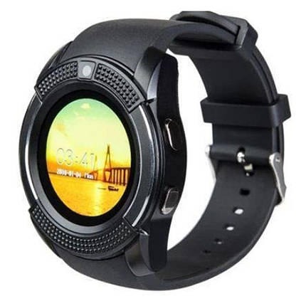 Розумні смарт-годинник Smart Watch V8. Колір: чорний, фото 2