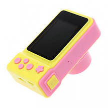 Дитячий цифровий фотоапарат Smart Kids Camera V7 baby T1. Колір рожевий, фото 3