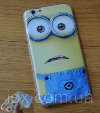 Силіконовий чохол Міньйон для iphone 6/6S