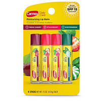 Набор бальзамов для губ помадка Carmex Daily Care Lip Balm Moisturizing Stick 4шт