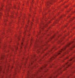 ANGORA REAL 40-56 красный - 40% шерсть, 60% акрил, фото 2