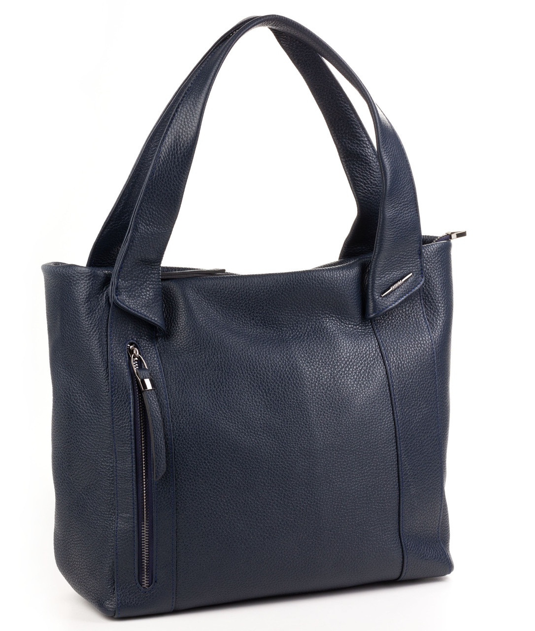 Женская сумка из натуральной кожи Eminsa 40259-37-19 синяя