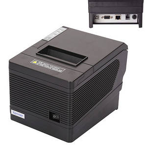 Термопринтер POS чековий принтер USB+LAN з автообрізанням XP-Q260III 80мм