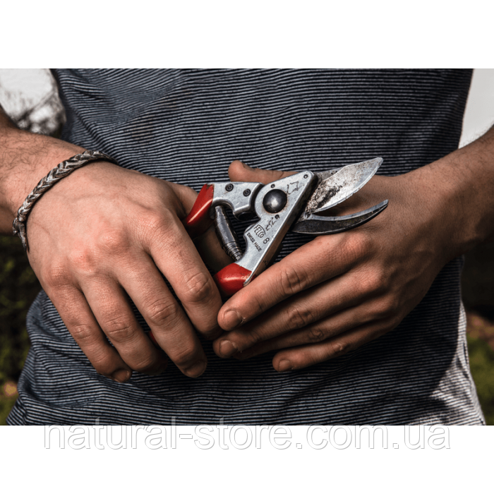 Секатор садовий FELCO 8 — Фелко 8 ергономічний для обрізки гілок дерев, кущів, живців (якісний)