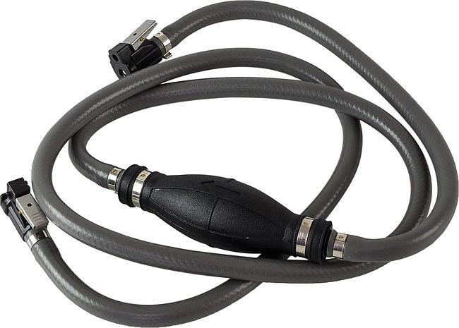 Шланг для човнової мотора d9/D15 мм з грушею і перехідниками: Yamaha, Tohatsu/Nissan, Mercury