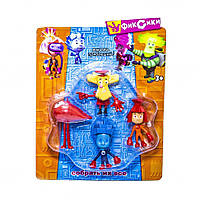 Детский игровой набор фигурок METR+ "Фиксики" (Симка/Нолик/Дедус/Жучка) для детей от 3 лет, 4 шт, разноцветный