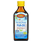 Carlson, омега 3 для дітей, норвезька серія, риб’ячий жир, натуральний лимон, 800 мг, 200 мл