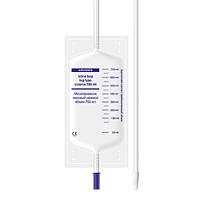 Сечоприймач для носіння Apexmed, 750 мл, довжина трубки 28 см