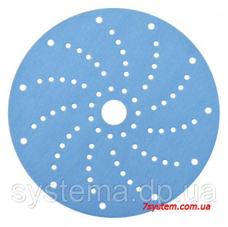 3М™ 51111 Hookit™ Montana - Абразивні диски 3M™ Blue з мультипылеотводом 150 мм, 78 отворів, P120