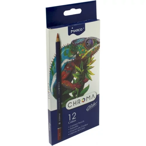 Карандаши цветные 12 цветов Marco Chroma 8010-12CB, фото 1