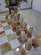 Шаховий стіл із натурального каменю онікс, фото 6