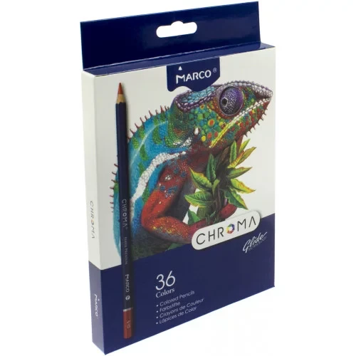 Карандаши цветные 36 цветов Marco Chroma  8010-36CB, фото 1