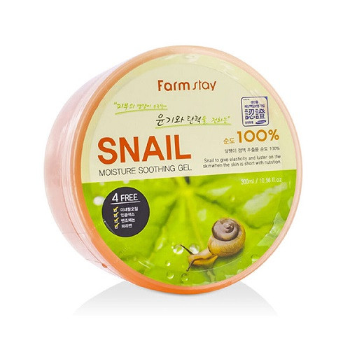 FarmStay Moisture Sothing Gel Snail універсальний вуличний гель, 300 мл