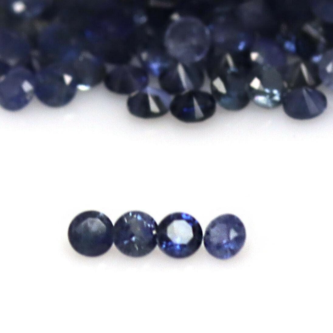 6.20 кт. Природний синій сапфір 207 шт. 1.8 мм.