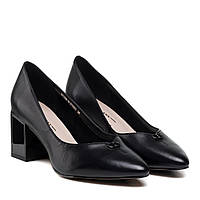 Туфли женские черные на стильном каблуке Polann 38 41 39