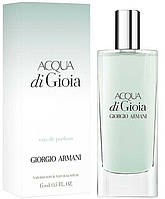Оригинальный женский мини-парфюм Giorgio Armani Acqua di Gioia 15мл, cвежий цветочно-водяной аромат