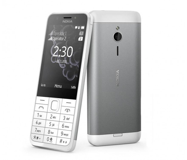 Nokia 230 Dual SIM RM-1172 SILVER (A00026972)