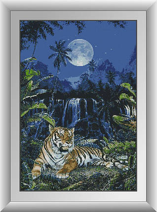 30319 Набір діамантової мозаїки Місячний тигр, фото 1