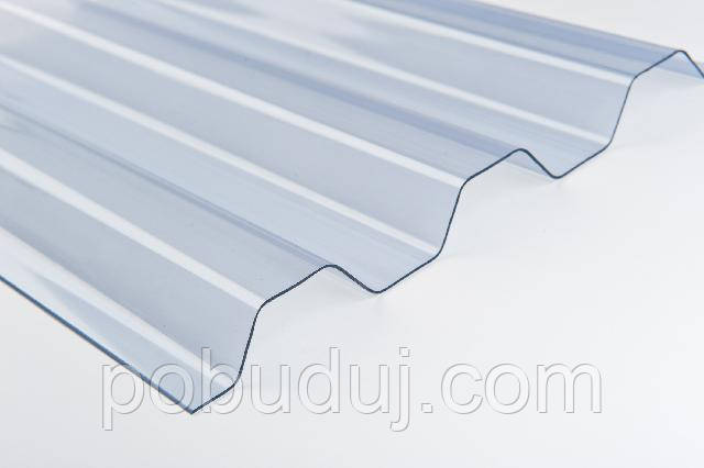 Лист Brett Martin Marvec 2x0,9м прозорий трапеція, фото 1