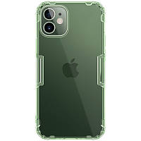 Nillkin Apple iPhone 12 mini (5.4") Nature TPU Case Green Силиконовый Прозрачный Чехол с зеленым оттенком