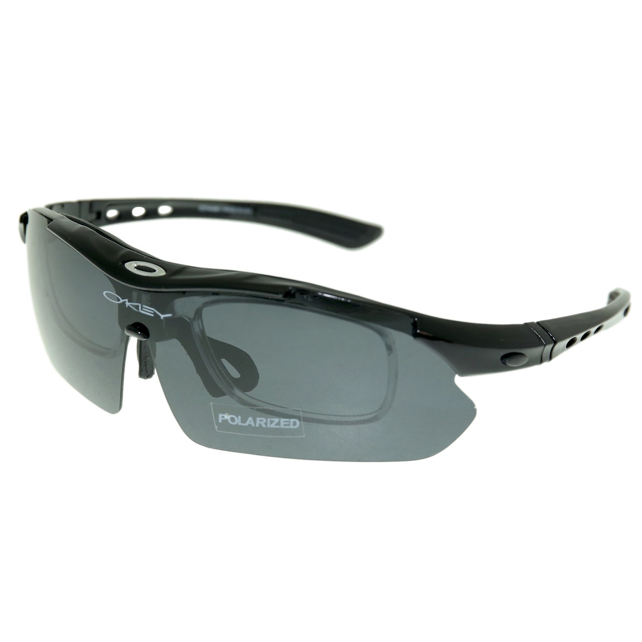 Окуляри захисні Oakley Polarized 2-lens (chameleon/black) Kit Black 11822