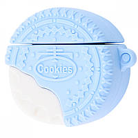Чохол для AirPods печиво блакитне