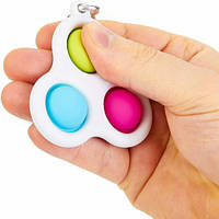 Сенсорная игрушка Simple Dimple (симпл димпл) поп ит антистресс симпл димпл pop it. Тройной топ