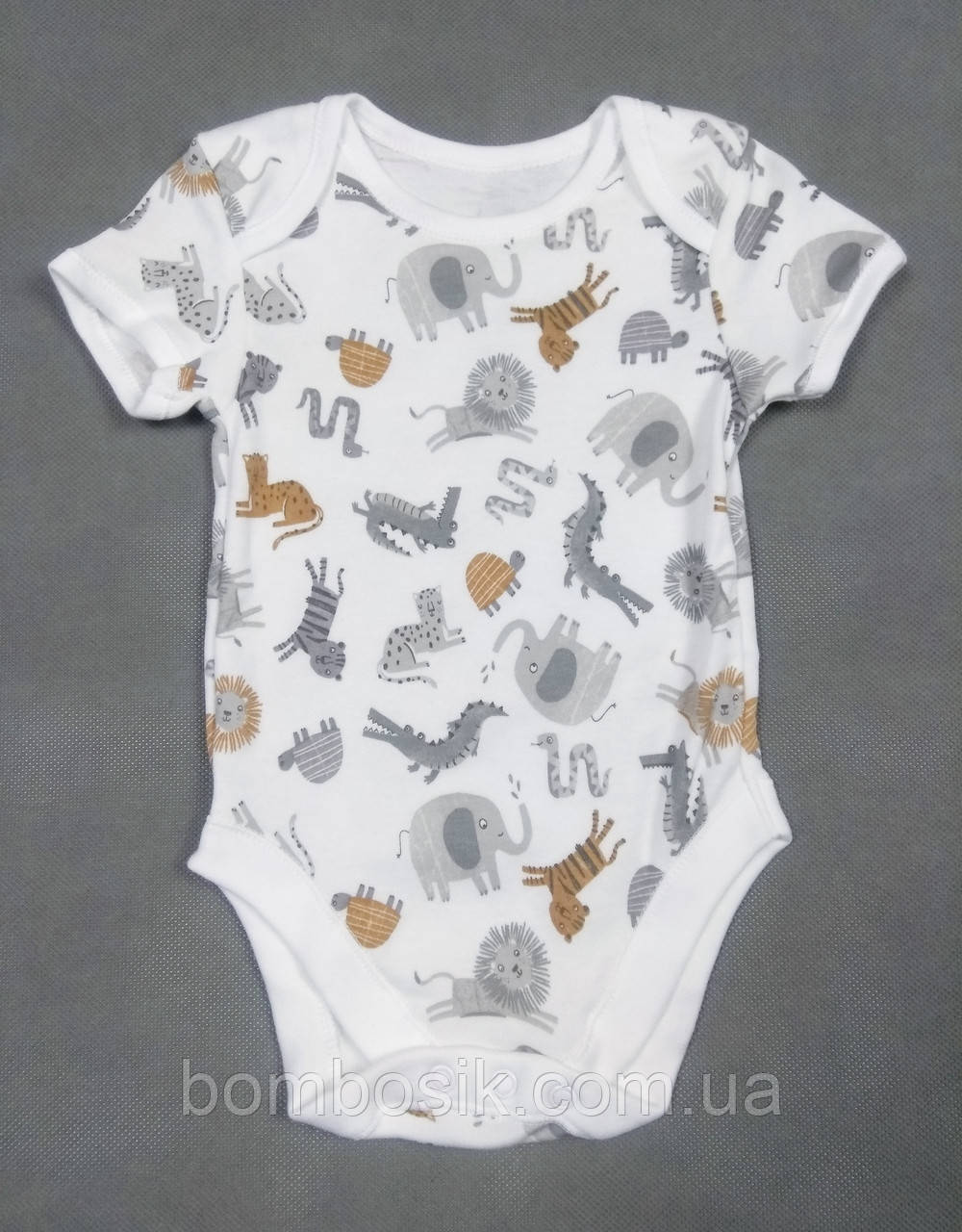 Бодік для хлопчика з коротким рукавом George, First size (50-56см)