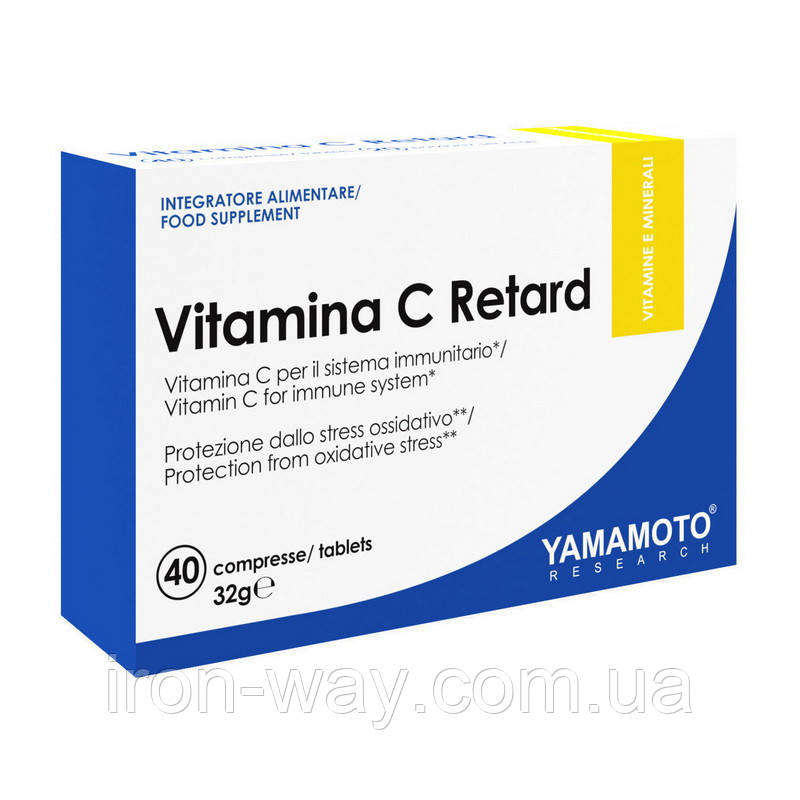 Уцінка (Терміни придатності до 04.22) Yamamoto Vitamina C Retard 40 tab