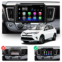 Lb Андроид магнитола штатная для Toyota RAV4 4 (CA40) 2012-2015 экран 10" 1/16Gb Wi-Fi GPS Base