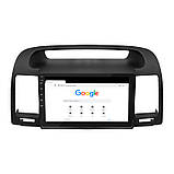 Al Штатна магнітола для Toyota Camry 5 (XV30) 2001-2004 екран 9" 4/64Gb 4G Wi-Fi GPS Top Android, фото 5