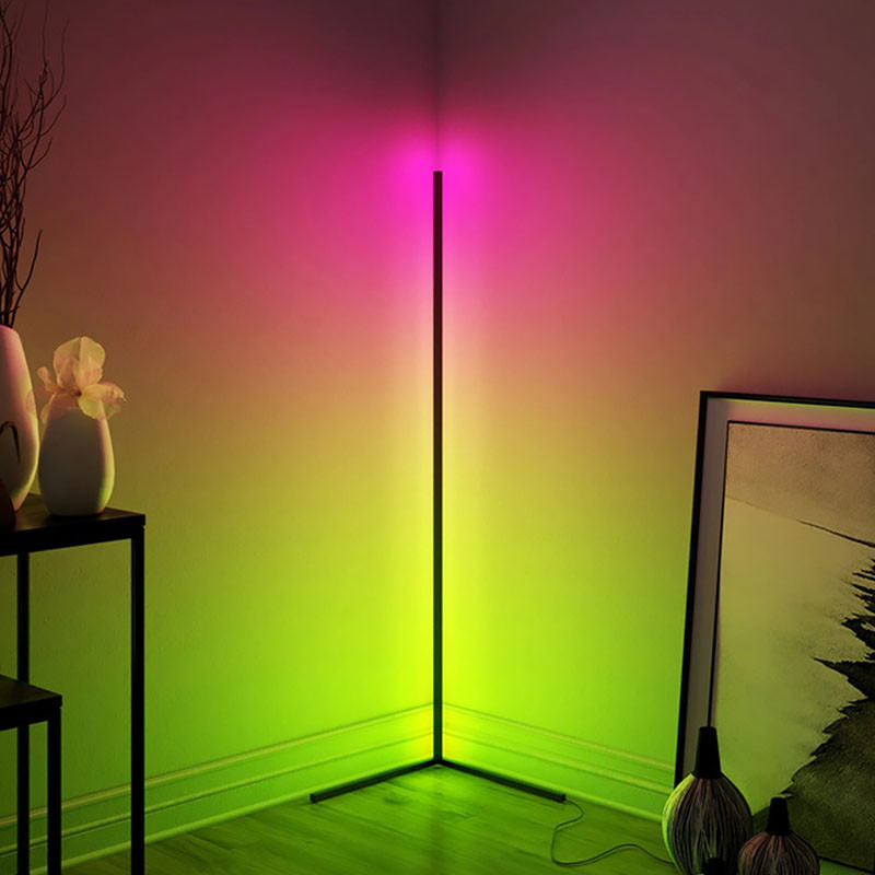 Lb Торшер YL6002 RGB+Пульт ДУ напольный угловой светильник с подсветкой - фото 2 - id-p1590515579