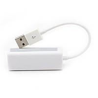 Go Внешняя сетевая карта DM-HE04 Белая USB-RJ45 для планшета смартфона на windows универсальная