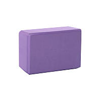 Go Блок Dobetters LS Purple для фитнеса йоги кирпич опорный йога-блок кубик для упражнений 23*15*7.5 см